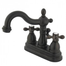 Victorian 4 in. Centerset 2-Handle Bathroom Faucet in Oil Rubbed Bronze