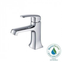 Ella Single Hole 1-Handle 1.2 GPM CALGreen Bathroom Faucet in Chrome