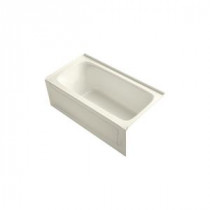 Bancroft 5 ft. Whirlpool Tub in Biscuit