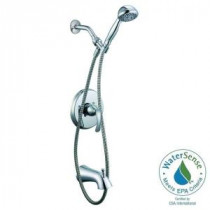 Edgewood WaterSense Single-Handle 3-Spray Tub and Shower Faucet in Chrome