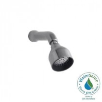 Toobi 2.0 gpm 1-Spray Showerhead and Arm in Brushed Nickel