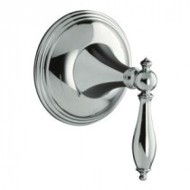 Finial Traditional 1-Handle Volume Control Valve Trim Kit in Polished Chrome (Valve Not Included)