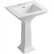 Memoirs Stately Pedestal Bathroom Sink Combo in White