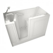 Acrylic Standard Series 51 in. x 26 in. Walk-In Whirlpool Tub with Quick Drain in White