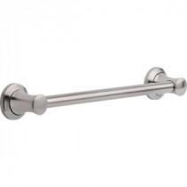 Transitional Decorative ADA 18 in. x 1.25 in. Grab Bar in Stainless