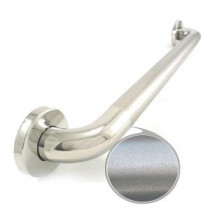 Premium Series 42 in. x 1.5 in. Grab Bar in Polished Peened Stainless Steel (45 in. Overall Length)