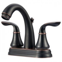 Arc Collection 4 in. Centerset 2-Handle Bathroom Faucet in Oil Rubbed Bronze