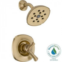 Addison 1-Handle H2Okinetic Shower Only Faucet Trim Kit in Champagne Bronze (Valve Not Included)