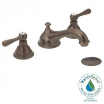 Kingsley 8 in. Widespread 2-Handle Low-Arc Bathroom Faucet Trim Kit in Oil-Rubbed Bronze (Valve Sold Separately)