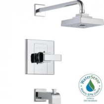 Arzo 1-Handle Tub and Shower Faucet Trim Kit Only in Chrome (Valve Not Included)