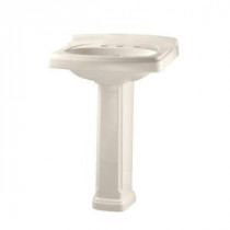 Portsmouth Pedestal Combo in Linen with 8 in. Faucet Centers