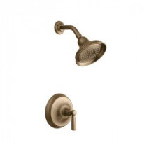 Bancroft 1-Handle Shower Faucet Trim in Vibrant Brushed Bronze (Valve Not Included)