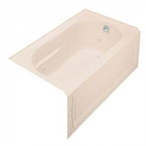 Devonshire 5 ft. Whirlpool Bath Tub with Right-Hand Drain in Almond
