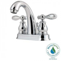 Unison 4 in. Centerset 2-Handle High-Arc Bathroom Faucet in Polished Chrome