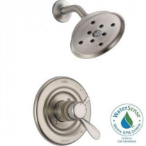 Innovations 1-Handle H2Okinetic Shower Only Faucet Trim Kit in Stainless (Valve Not Included)