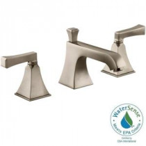 Memoirs 8 in. Widespread 2-Handle Low-Arc Bathroom Faucet in Vibrant Brushed Bronze with Deco Lever Handles