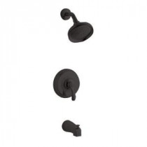 Fairfax Rite-Temp Bath and Shower Faucet Trim with Lever Handle in Oil-Rubbed Bronze (Valve Not Included)