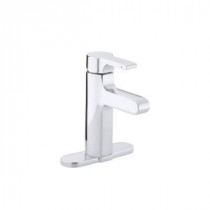 Singulier Single Hole Single-Handle Bathroom Faucet in Polished Chrome