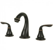 Arc Collection 8 in. Widespread 2-Handle Bathroom Faucet in Oil Rubbed Bronze