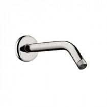 Brass Shower Arm in Chrome with Flange