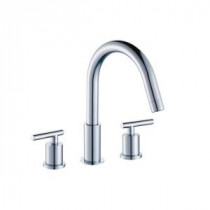8 in. Widespread 2-Handle Bathroom Faucet in Chrome
