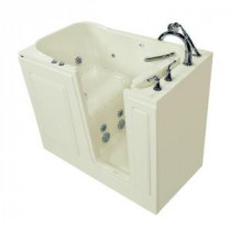 Exclusive Series 48 in. x 28 in. Walk-In Whirlpool and Air Bath Tub with Quick Drain in Linen
