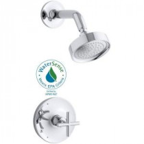 Purist 1-Handle Pressure-Balancing Shower Faucet Trim Kit in Polished Chrome (Valve Not Included)