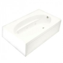 Windward 5 ft. Whirlpool Tub with Right-Hand Drain in White