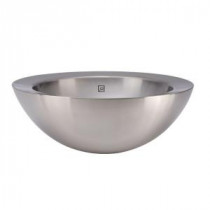 Simply Stainless Vessel Sink in Polished Stainless Steel