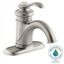 Fairfax Single Hole Single Handle Low-Arc Bathroom Faucet in Vibrant Brushed Nickel