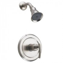 Vincennes 1-Handle 1-Spray Shower Faucet in Brushed Nickel