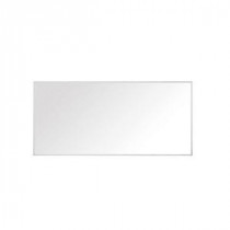 Sonoma 27.6 in. L x 59 in. W Framed Wall Mirror in Nickel