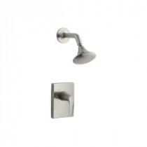 Symbol 1-Handle Shower Faucet Trim in Brushed Nickel (Valve Not Included)