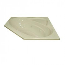 Classic 5 ft. Whirlpool Bath Tub in Biscuit