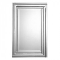 34 in. x 22 in. Polished Edge Beveled Rectangle Mirror