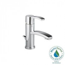 Berwick Monoblock Single Hole Single Handle Low-Arc Bathroom Faucet with Speed Connect Drain in Polished Chrome