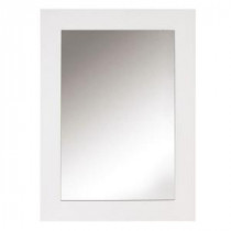 Sonoma 30 in. L x 22 in. W Framed Wall Mirror in White