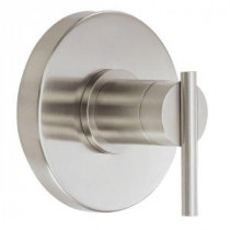Parma 1-Handle Valve Trim Kit in Brushed Nickel (Valve Not Included)
