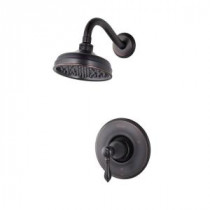 Marielle Single-Handle Shower Faucet Trim Kit in Tuscan Bronze (Valve Not Included)