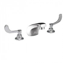 Monterrey 8 in. Widespread 2-Handle Bathroom Faucet in Polished Chrome with Wrist Blade Handles