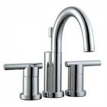 Geneva 4 in. Centerset 2-Handle Bathroom Faucet in Polished Chrome