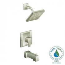 90-Degree Posi-Temp Single-Handle 1-Spray Tub and Shower Faucet Trim Kit in Brushed Nickel (Valve Sold Separately)