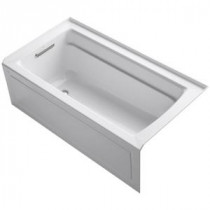 Archer 5 ft. Left-Hand Drain Acrylic Soaking Tub in White