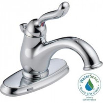 Leland 4 in. Centerset Single-Handle Bathroom Faucet in Chrome with Metal Pop-Up