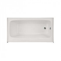 Trenton 4.5 ft. Right Hand Drain Air Bath Tub in White