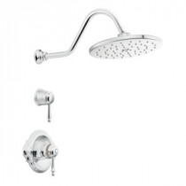 Waterhill 2-Handle 1-Spray ExactTemp Shower Only Faucet Trim Kit in Chrome (Valve Sold Separately)