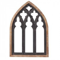 43.25 in. H x 30 in. W Cathedral Framed Mirror