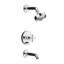 Purist 1-Handle Tub and Shower Faucet Trim Only in Polished Chrome