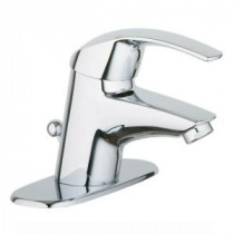 Eurosmart Single Hole Single Handle Low Arc Bathroom Faucet in StarLight Chrome
