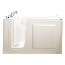 Value Series 60 in. x 30 in. Walk-In Whirlpool and Air Bath Tub in Biscuit